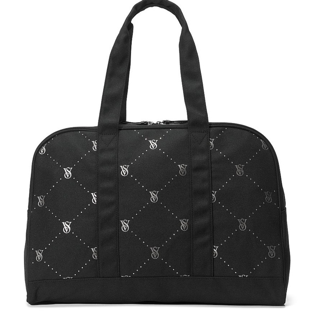 Victoria’s Secret Black Logo Tote Bag! NWT